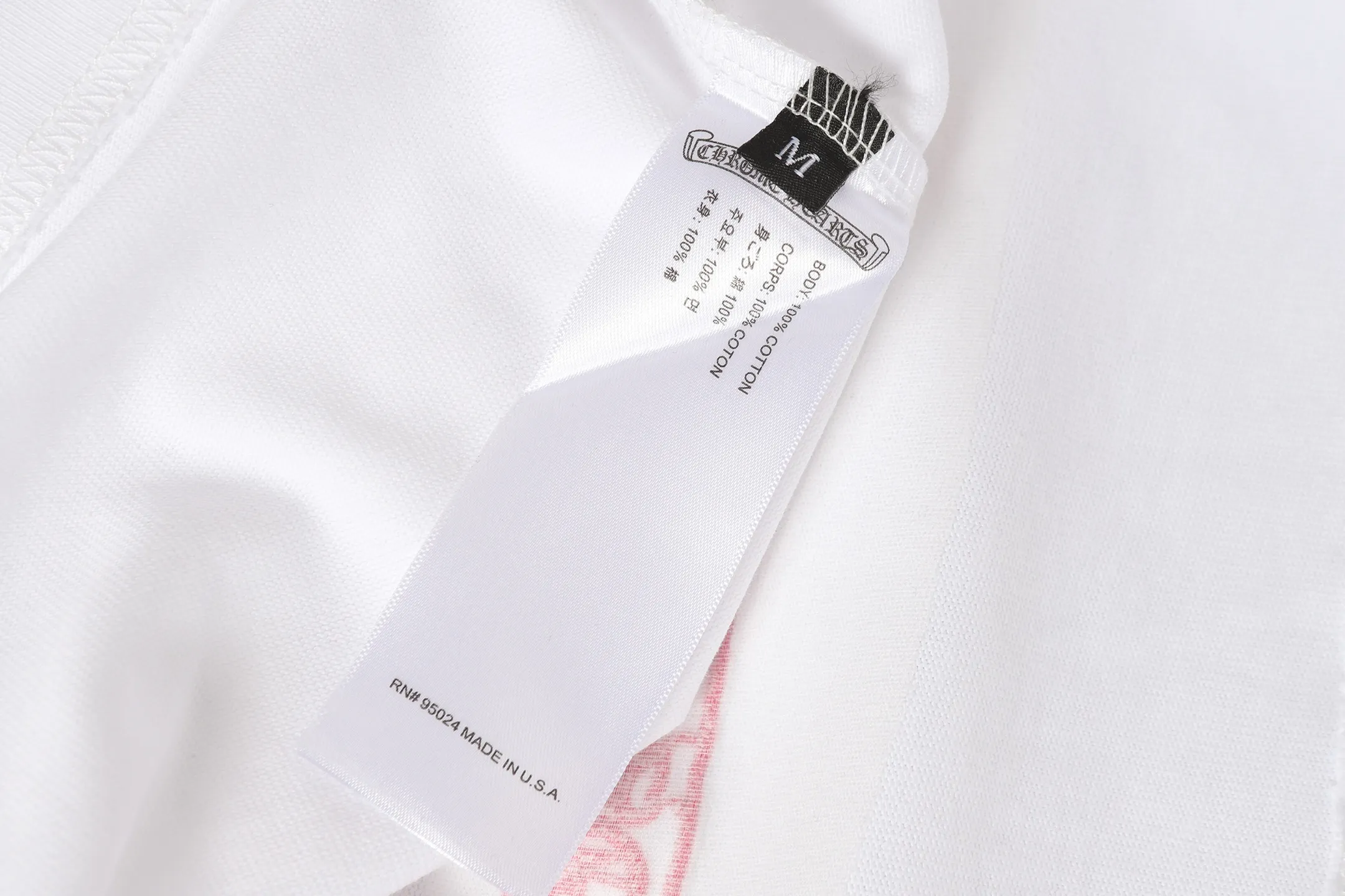 P160 💰 Actual pictures [High-end quality] Code: 8913# Color: Black White Size: S to XXL 2026ss Internet celebrity cross🔥New Chrome Hearts 320g customized fabric Chrome heart round neck short sleeves Use personalized embroidered tassel technology Loose version for men and women